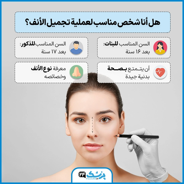 عملية تجميل الانف