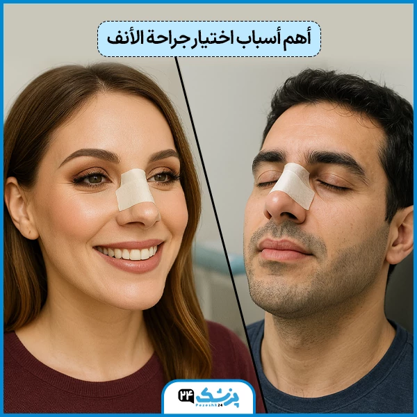 انواع عملية تجميل الانف