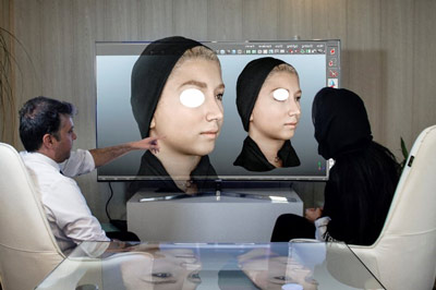 اسکن سه بعدی تصویر بینی