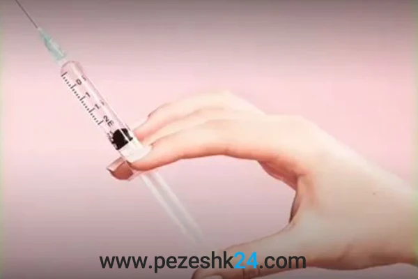 زاویه سازی فک با تزریق ژل