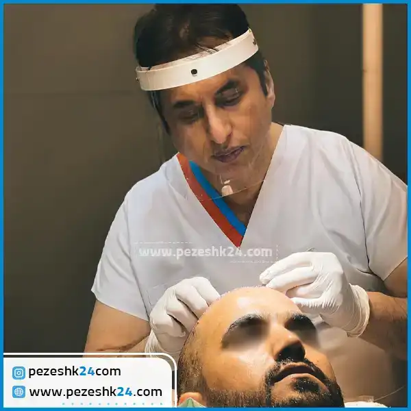 کاشت ریش دکتر انور وجودی