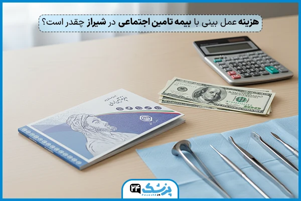 هزینه عمل بینی در شیراز با بیمه