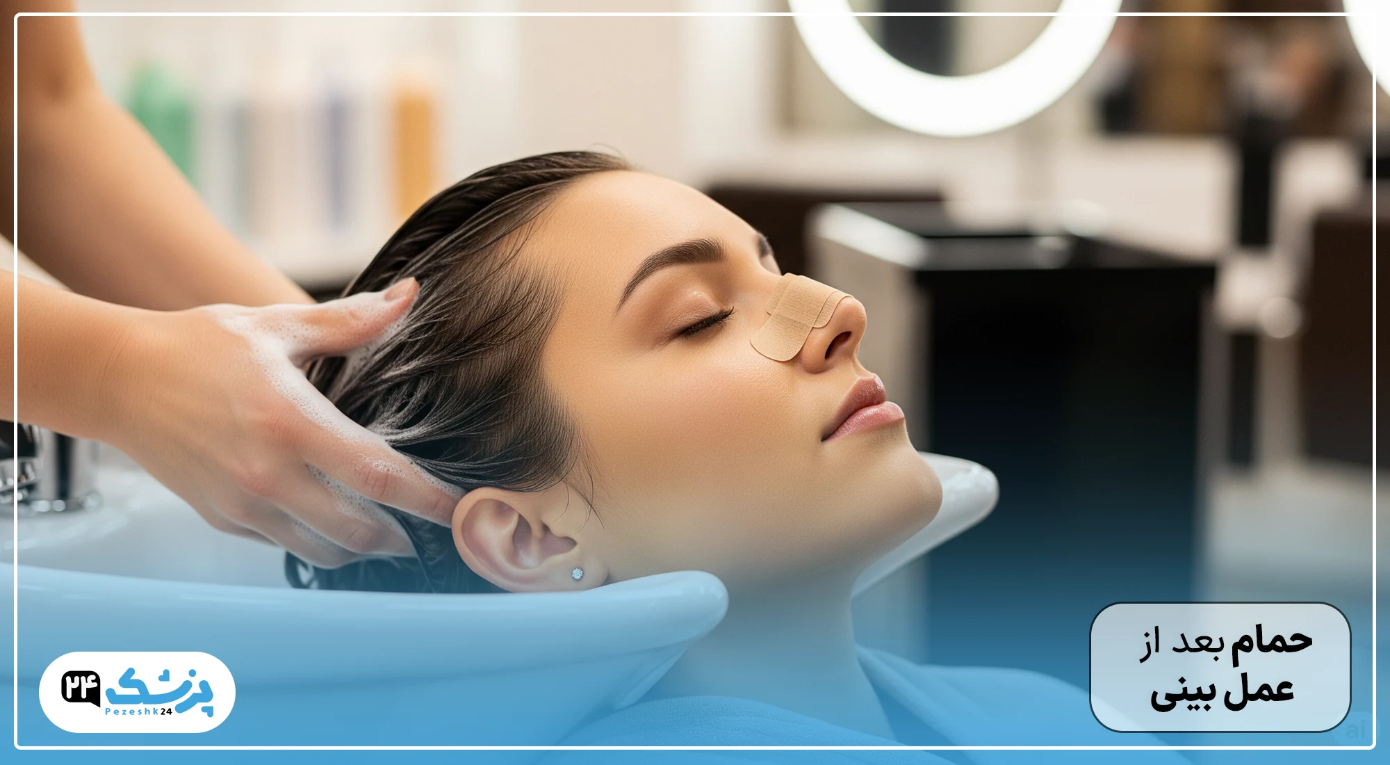 حمام بعد از عمل بینی