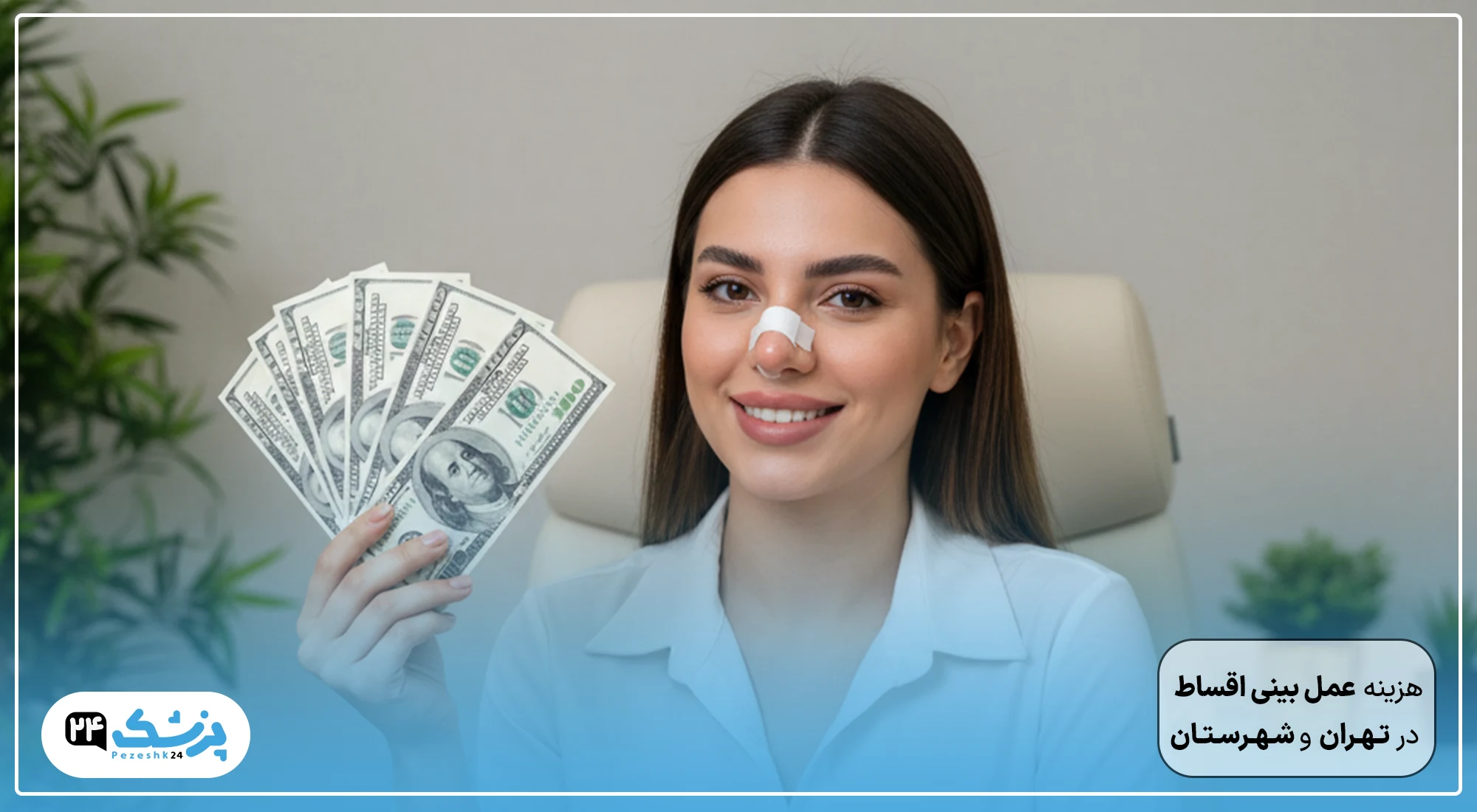 هزینه عمل بینی اقساط در تهران و شهرستان