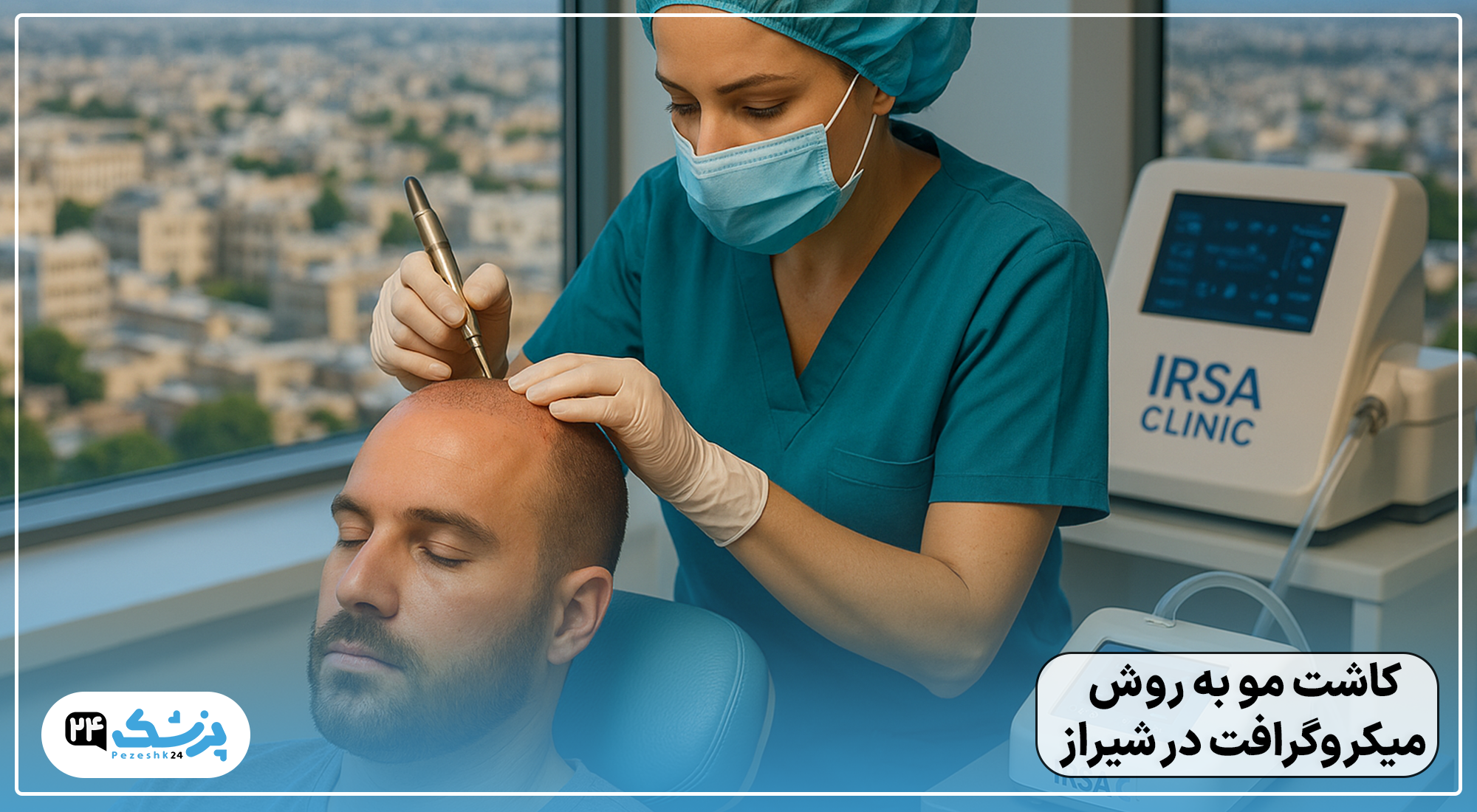 کاشت مو به روش میکروگرافت در شیراز