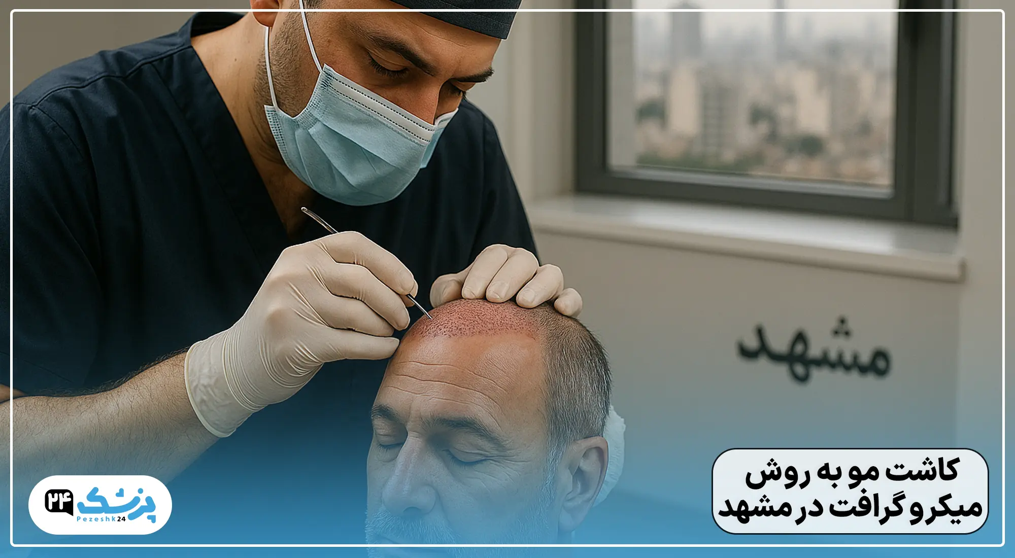 کاشت مو به روش میکروگرافت در مشهد