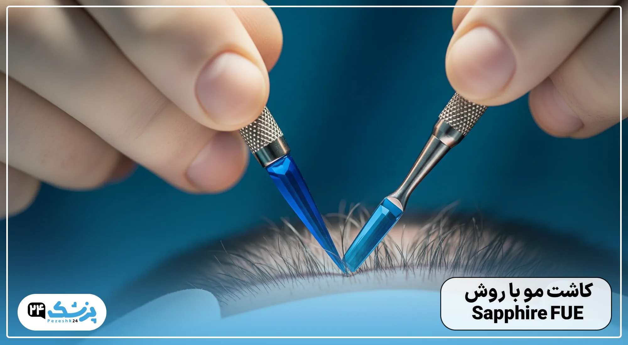 کاشت مو به روش Sapphire FUE