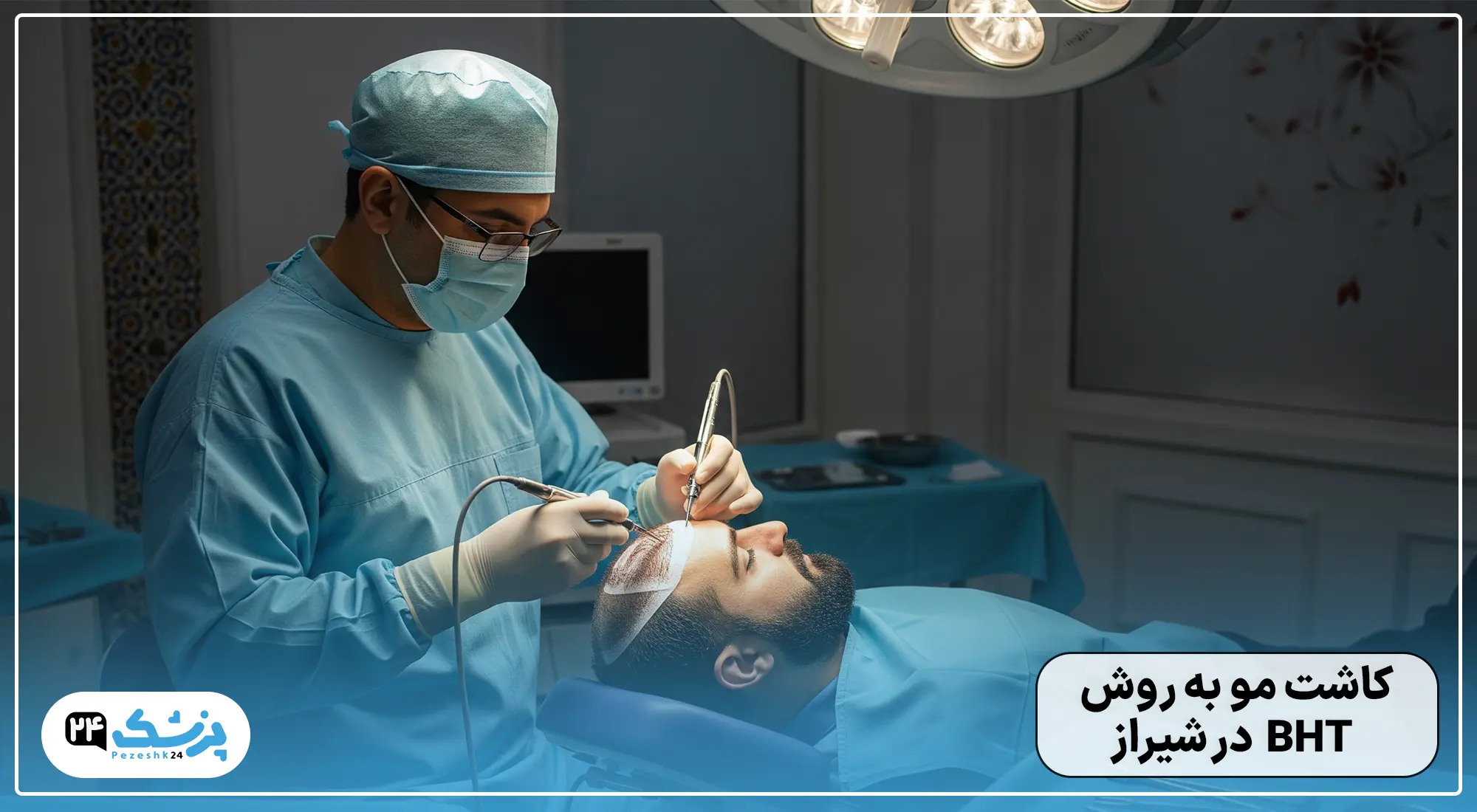 کاشت مو به روش BHT در شیراز