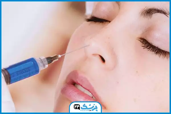 تصویر تزریق فیلر به بینی